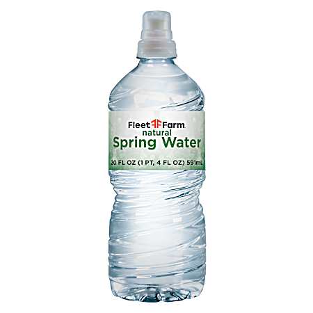 20 oz Single Serve Natural Spring Water