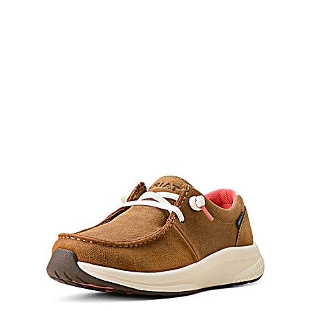 Women's Brown Weathered Honey Buckeye Waterproof Shoe