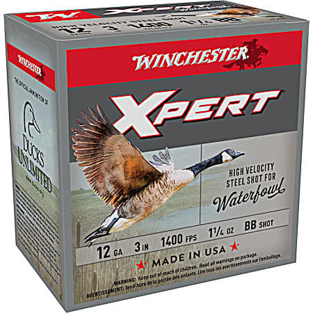 12 Gauge Xpert Waterfowl 3'' BB Shot Shotshells - 25 Rounds