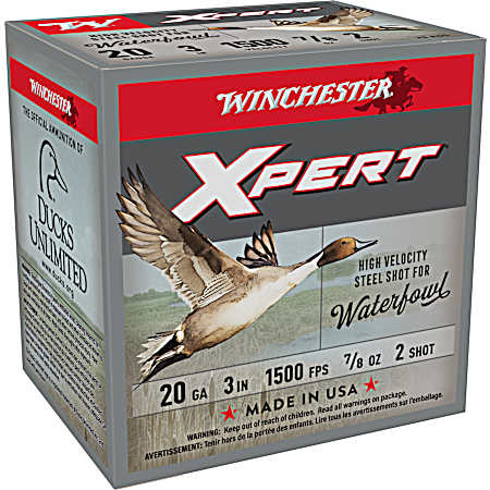 20 Gauge Xpert Waterfowl 3'' 2 Shot Shotshells - 25 Rounds