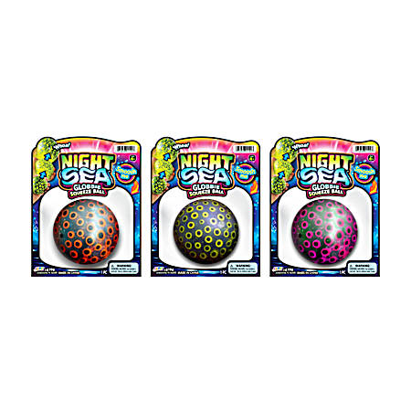 Night Sea Globbie Squeeze Ball - Assorted