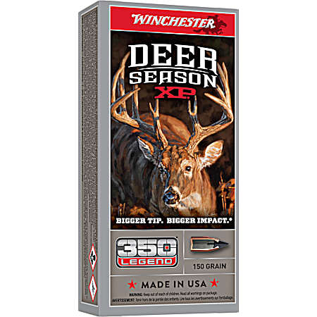 .350 Legend Deer Season XP 150 Grain Centerfire Rifle Cartridges - 20 Rounds