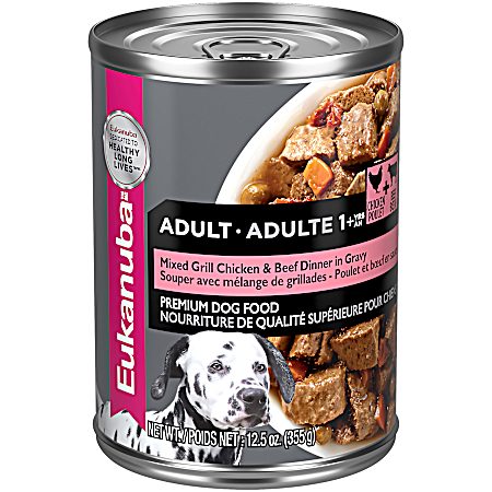 Adult Mixed Grill Chicken & Beef Dinner in Gravy Premium Wet Dog Food