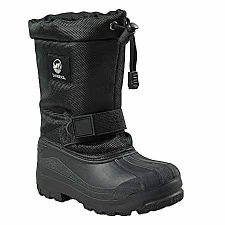 Kid's Black 200G Winter Boots