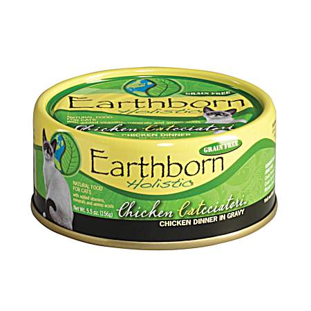 Grain-Free Chicken Catcciatori Chicken Dinner in Gravy Canned Cat Food