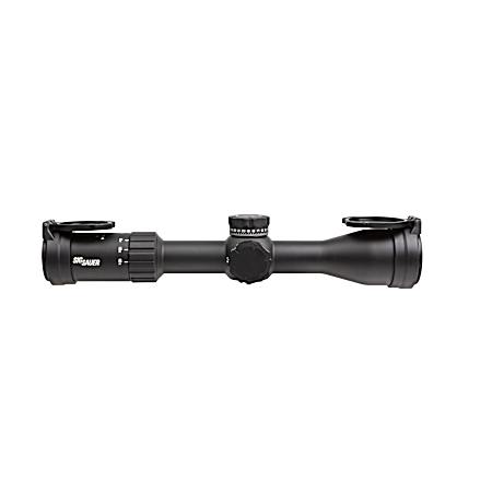 Whiskey4 12x44mm Exposed Zero Stop Rifle Scope