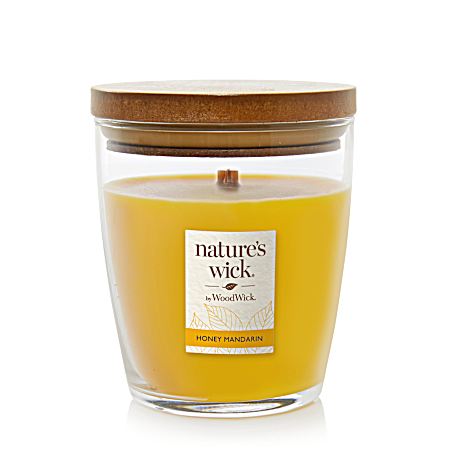 10 oz Nature's Wick Honey Mandarin Candle