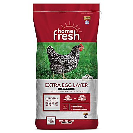Home Fresh Extra Egg Layer Poultry Feed - 50 lb