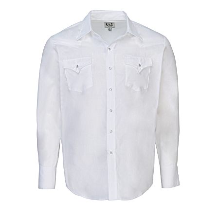 Men's Long Sleeve Solid Western Shirt