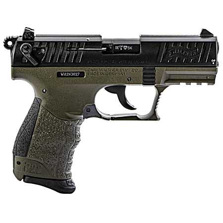 .22 L.R. Rimfire Military Green Handgun