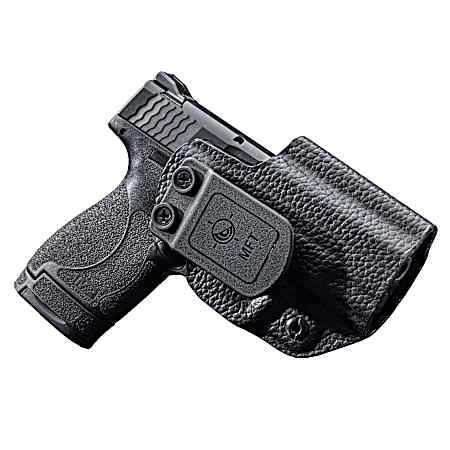 Leather Hybrid Holster Fits S&W M&P Shield 9/40