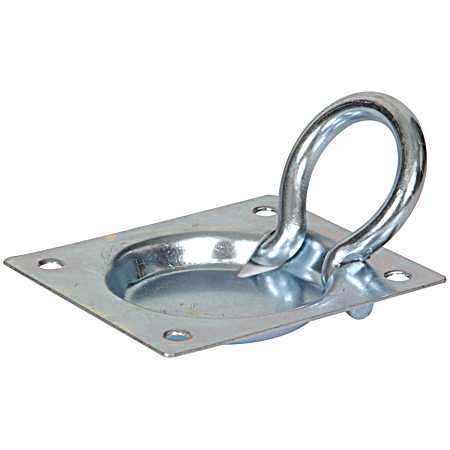 Hardware Essentials Floor Trap and Chest Handle Zinc (3-1/2