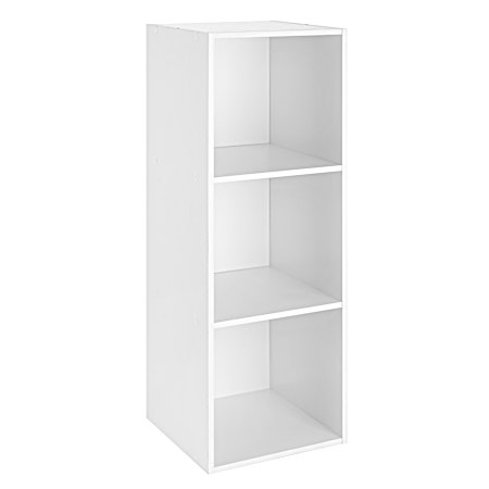 3-Section Cube Organizer - White