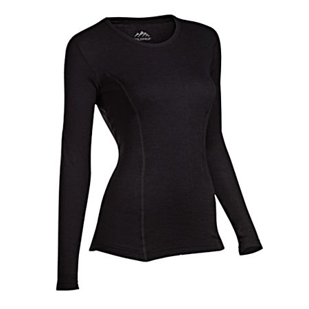 Women's Black Platinum Thermal Long Sleeve Shirt
