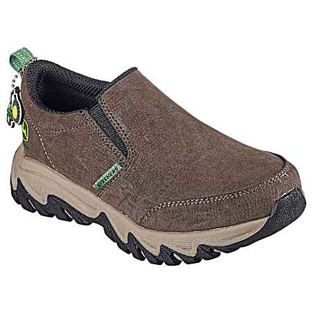 Boys' Brown John Deere Rugged Ranger Slip-On Shoes