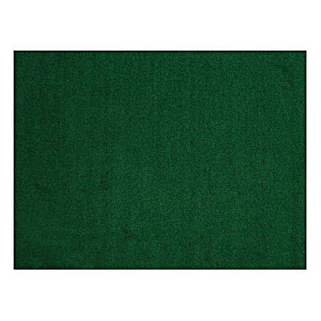 Grizzly Grass 6 ft. x 8 ft. Green Velour Indoor/Outdoor Area Rug
