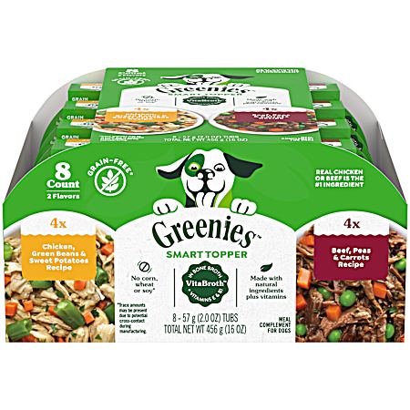 2 oz Smart Topper Chicken & Beef Variety Pack - 8 ct