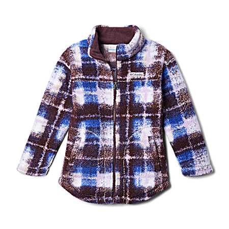 Girls' West Bend Printed Full Zip Fleece Jacket