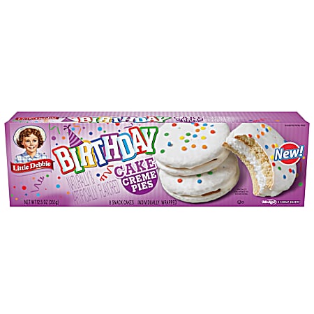 Birthday Cake Creme Pies