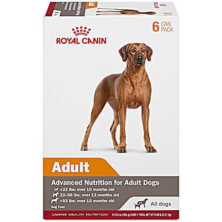 13.5 oz Adult Canine Health Nutrition Wet Dog Food - 6 Pk