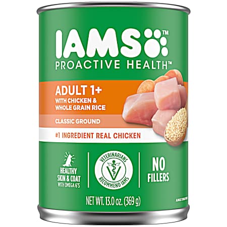 Proactive Health Adult Chicken & Whole Grain Rice Pate Wet Dog Food