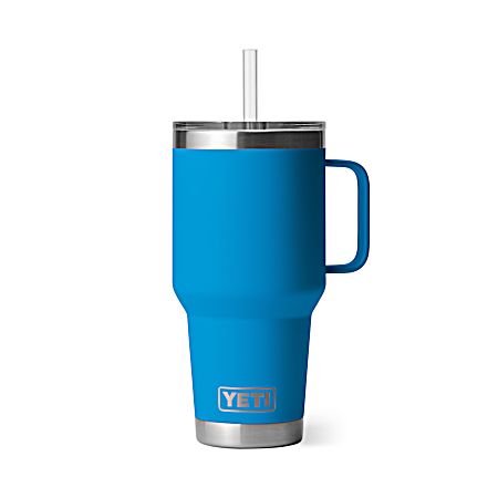 Rambler 35 oz. Straw Mug - Big Wave Blue