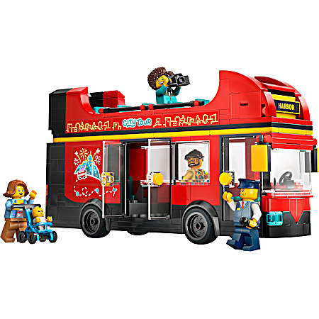 City Red Double-Decker Sightseeing Bus (60407)