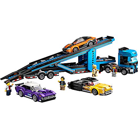 City Car Transporter Truck w/ Sports Cars (60408)