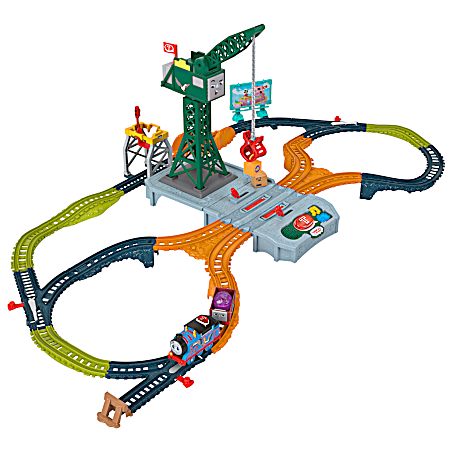 Thomas Friends Talking Cranky Delivery Train Set