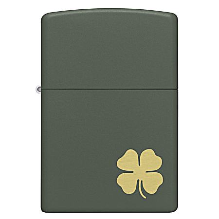 Four Leaf Clover Windproof Lighter