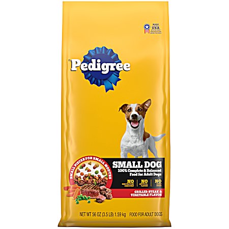 Adult Small Breed Steak & Vegetable Dry Dog Food