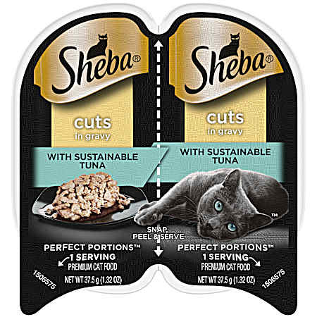 All Lifestages Perfect Portions 2.6 oz Signature Tuna Entree Cuts in Gravy Wet Cat Food