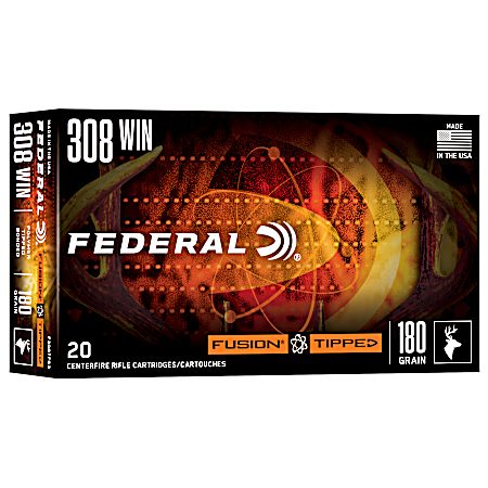 .308 Win Fusion Tipped 180gr Cartridges - 20 Rounds