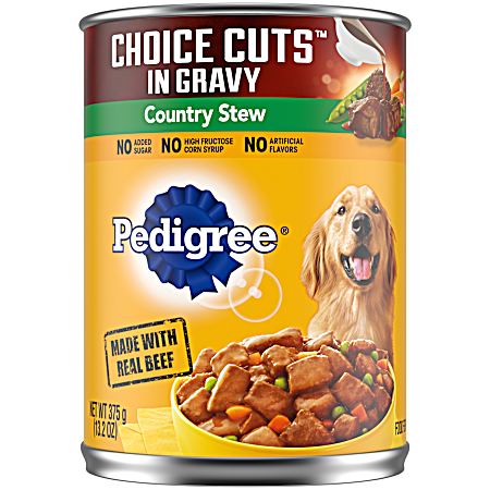 Adult Choice Cuts in Stew Country Stew Wet Dog Food, 13.2 oz Can