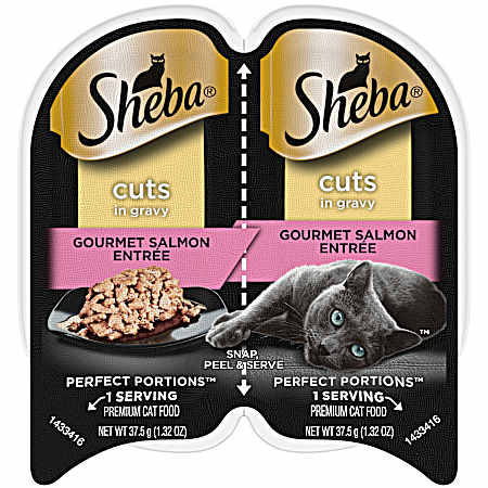 All Life Stages Perfect Portions 2.6 oz Gourmet Salmon Entree Wet Cat Food