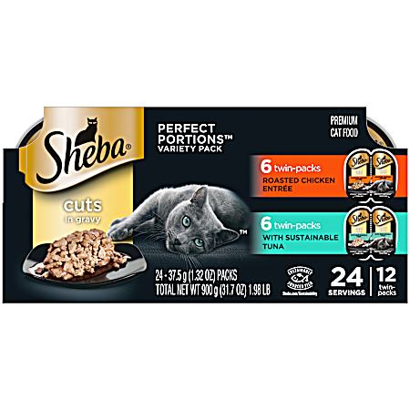 All Life Stages Perfect Portions Multipack Wet Cat Food - 12 Pk