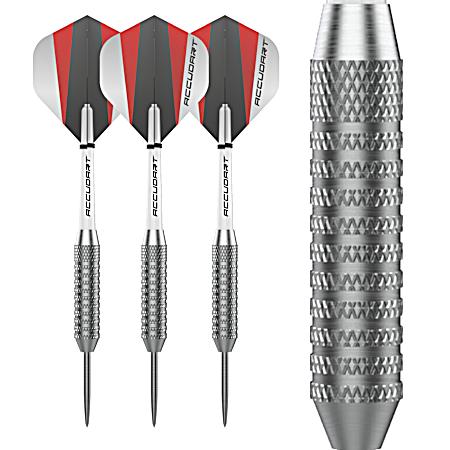 Accudart STL 1.0 16g Steel Tip Dart Set - Nickel Plated Steel