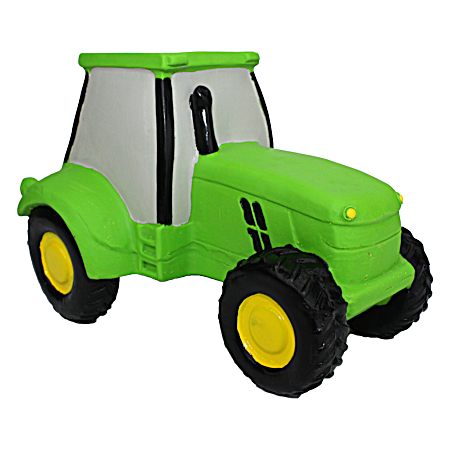 6 in. Latex Tractor Dog Toy