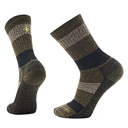 Men's Military Olive Everyday Barnsley Sweater Crew Socks