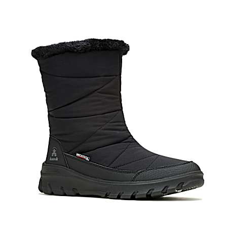 Women's Black Snowdon Winter Boots