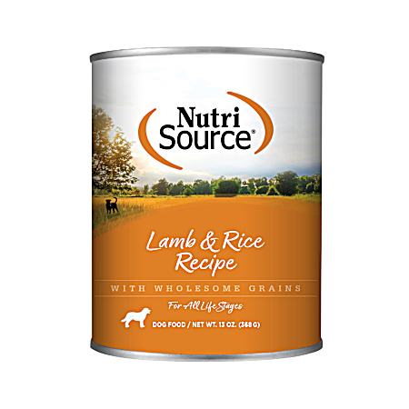 13 oz Lamb & Rice Recipe Wet Dog Food