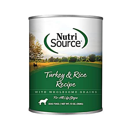 13 oz Turkey & Rice Recipe Wet Dog Food