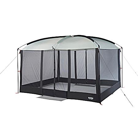 Black/Gray Screen House w/ Magnetic Doors