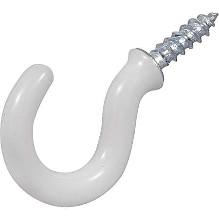 White Vinyl Cup Hooks