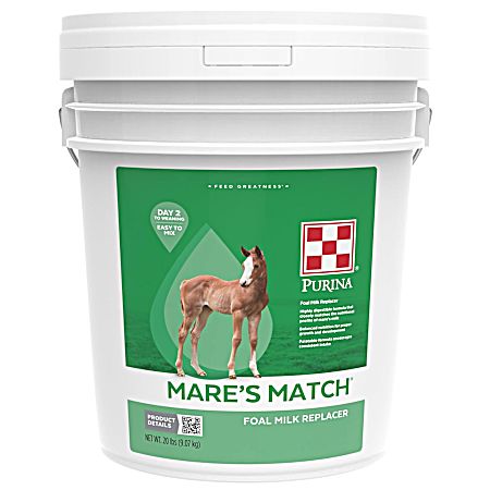 20 lbs Mare's Match Foal Milk Replacer