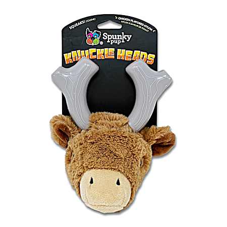 Knuckleheads Deer 2-in-1 Chew & Plush Dog Toy
