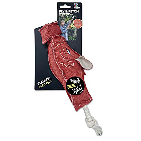Fly & Fetch Launching Plush Dog Toy - Canvas Warthog