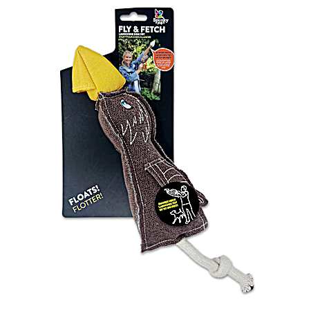 Fly & Fetch Launching Plush Dog Toy - Canvas Eagle