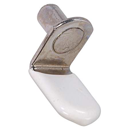 Zinc Shelf Pins with White Plastic Tip (3/8