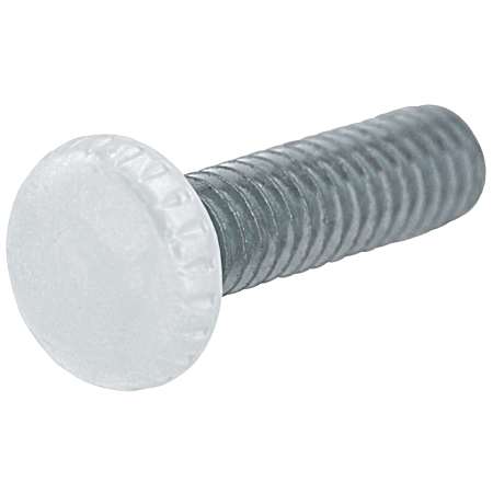 #8-32 x 3/4 in. Flat-Head White Thumbscrew-Drive Standard (SAE) Machine Screws